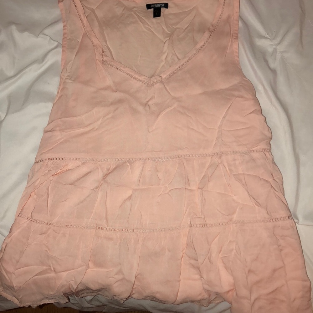 Super soft baby pink tank top